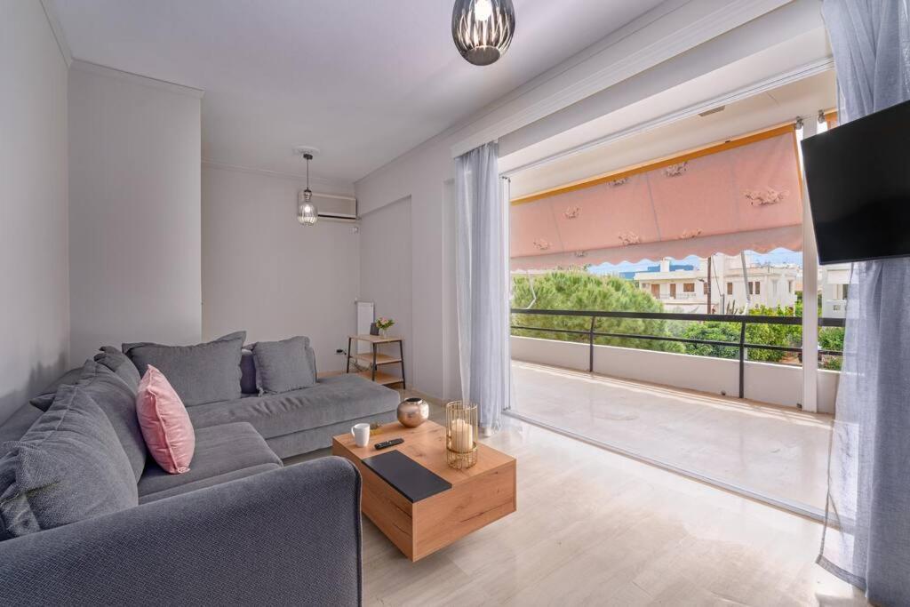 Peaceful 2 Bedroom In Glyfada Center Aten Exteriör bild